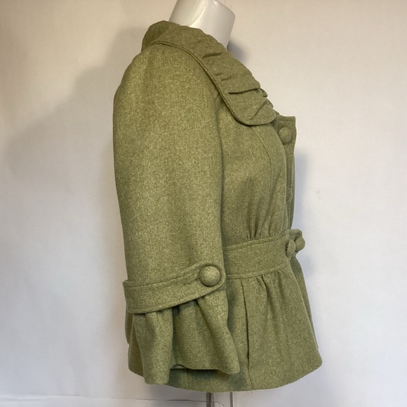 Women’s Antropologie Tabitha jacket size 10 cropped design with 3/4 sleeves - Picture 3 of 11